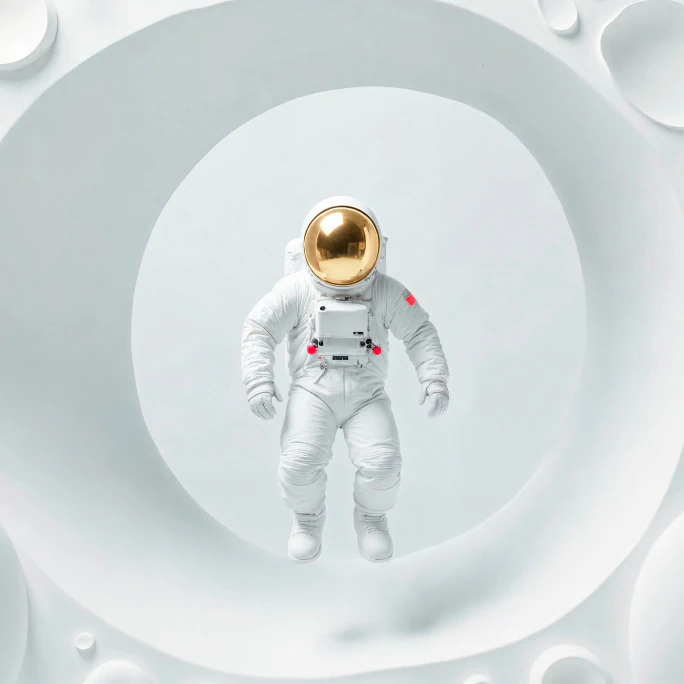 AI-generated image of astronaut