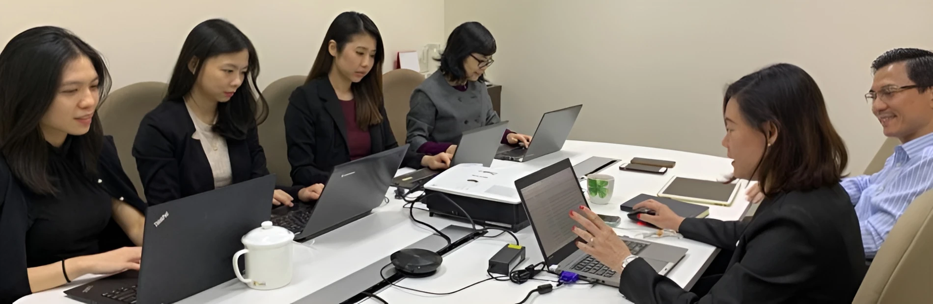 Kirby Poh's accounting services client holding company meeting